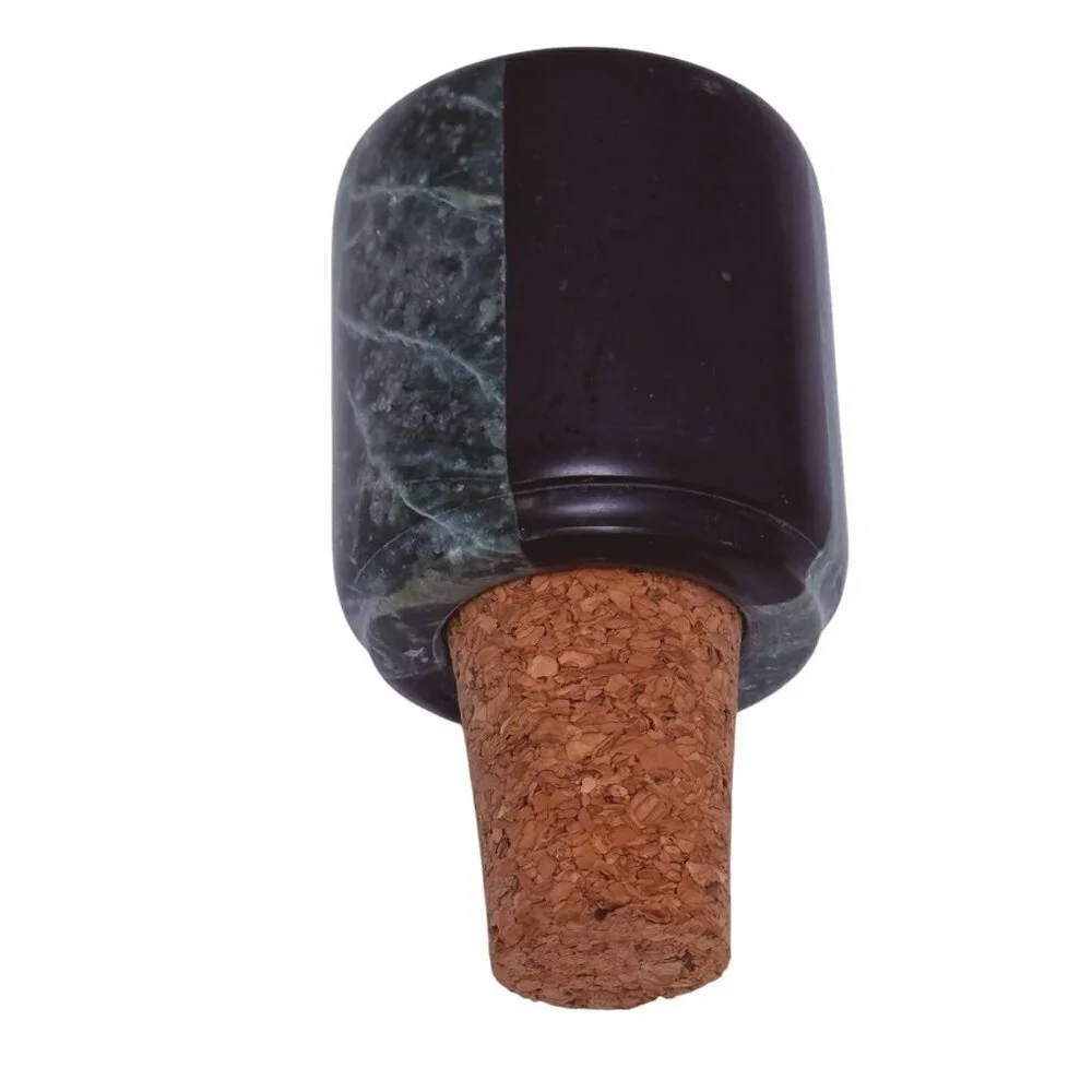 Stone Bottle Stoppers Set of 3 Barware Accessories
